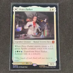 Peter Parker - 0010 - M - Foil - Marvel's Spider-Man - MTG - NM/M - Image 1