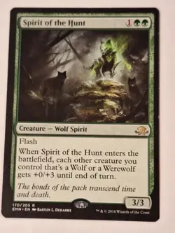 Spirit of the Hunt - Eldritch Moon - Magic the Gathering MTG Nice! - Image 1