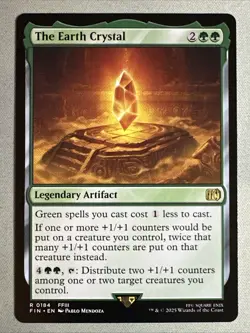 MTG / The Earth Crystal / FIN / #184 / Regular / Rare / NM - Image 1