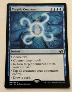 Magic the Gathering MTG Cryptic Command Iconic Masters NON FOIL ships free - Image 1