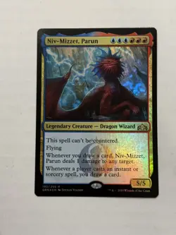 Magic the gathering Niv-Mizzet, Parun Guilds of Ravnica foil light play - Image 1