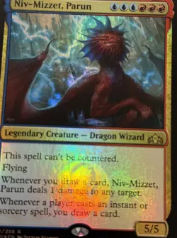 Magic the gathering Niv-Mizzet, Parun Guilds of Ravnica foil light play - Image 2