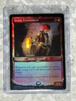 Young Pyromancer #8 FOIL MTG Chandra Spellbook - Image 1