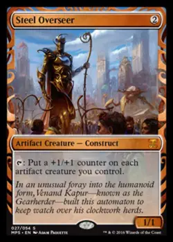 MTG Steel Overseer - Foil, NM-Mint, English Kaladesh Inventions - Image 1