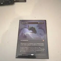 Wizards Grave Pact Mythic Enchantment Commander Masters Borderless Foil English - Image 1