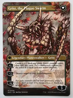 MTG - (Borderless) GRIST, VORACIOUS LARVA - Modern Horizons 3 (M) - Image 2