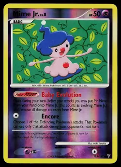 Pokemon Card - Mime Jr. Supreme Victors 115/147 Common Reverse Holo - Image 1