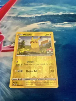 Pikachu - 049/203 - Pokemon Evolving Skies Sword & Shield League Promo Holo NM - Image 1