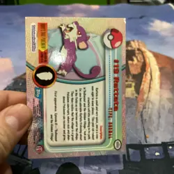 Pokemon Topps Trading Card #19 Rattata Foil - Image 2