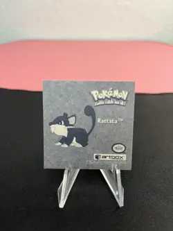 Rattata PR17 Pokemon Artbox Sticker Prizm Holo - Series 1 - 1999 - NM! - Image 3