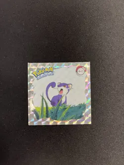 Rattata PR17 Pokemon Artbox Sticker Prizm Holo - Series 1 - 1999 - NM! - Image 4