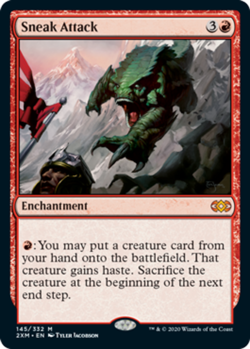 MTG Sneak Attack, NM-Mint, English Double Masters - Image 1