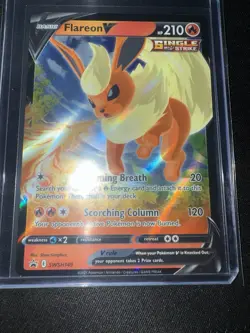 Flareon V SWSH149 NM Full Art Promo Rare Pokemon Card - Image 1