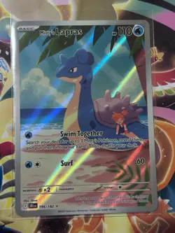 Pokemon TCG Misty's Lapras 194/182 Sv10: Destined Rivals Illustration Rare Holo… - Image 1