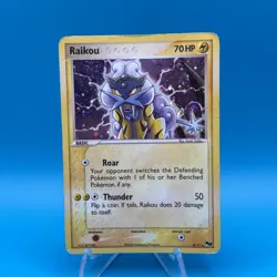 Pokemon TCG Raikou POP RARE PROMO Holo 3/17 Pokemon Promos Holo Promo Promo - Image 1