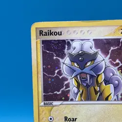 Pokemon TCG Raikou POP RARE PROMO Holo 3/17 Pokemon Promos Holo Promo Promo - Image 3