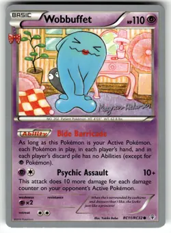 Wobbuffet - 2018 (Magnus Pedersen) RC11/RC32 World Championship NM Pokemon Card - Image 1