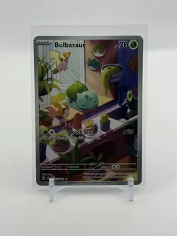 Pokemon Bulbasaur Illustration Rare Holo 143/142 SV07: Stellar Crown Card - Image 1