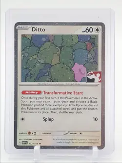 DITTO 2023 POKEMON SCARLET & VIOLET 151 RARE HOLO 132/165 Q5677 - Image 1