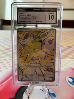 Joltik 150/142 Stellar Crown Illustration Rare IR Full Art Holo - CGC 10 ⚡ - Image 1