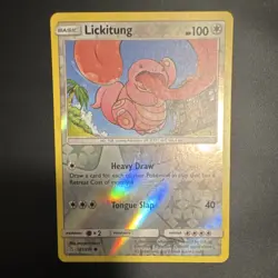 Pokemon Lickitung 161/236 SM-Unified Minds Reverse Holo Common Basic HP 100 - Image 1