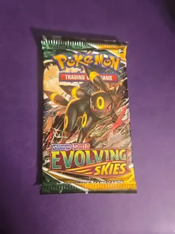 Pokemon TCG Evolving Skies Booster Pack. Factory Sealed. - Image 1