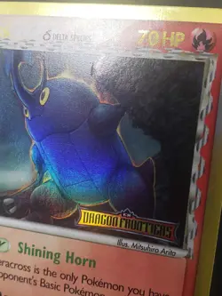 Heracross Dragon Frontiers Reverse Holo Rare Pokemon Card 3/101 Stamped - Image 3