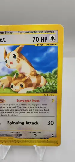Furret 048/147 Aquapolis Regular Pokemon TCG LP - Image 3