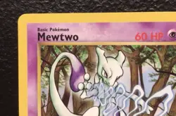 Pokemon Mewtwo Black Star Promo 12/53 WOTC Vintage 2000 - Image 3
