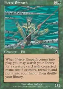 MTG Fierce Empath - Foil, NM-Mint, English Scourge - Image 1