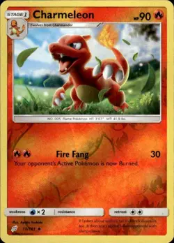 Pokemon Reverse Holo Charmeleon SM - Team Up 13/181 LP - Image 1