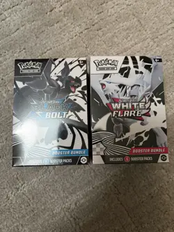 Pokemon TCG Black Bolt And White Flare Sealed Booster Bundles ⭐2 PACK⭐ - Image 2