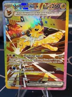 Pokemon Jolteon ex Sv: Prismatic Evolutions Special Illustration Rare Holo 153/… - Image 1