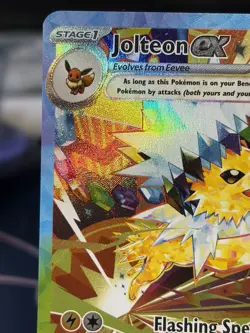 Pokemon Jolteon ex Sv: Prismatic Evolutions Special Illustration Rare Holo 153/… - Image 5