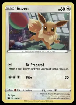 Pokemon Tcg Eevee #SWSH212 Pokemon Promo LP - Image 1