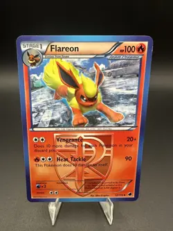 Pokemon TCG Flareon 12/116 Uncommon Black White Plasma Freeze 2013 - Image 1
