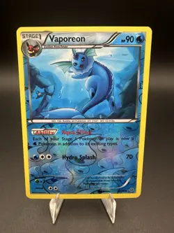 Pokemon Vaporeon 22/98 Uncommon Reverse Holo XY Ancient Origins - Image 1