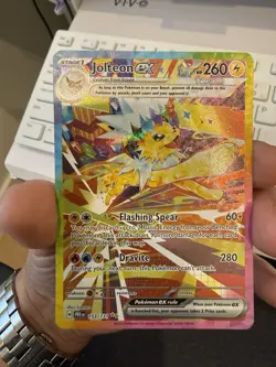 Pokemon Jolteon EX 153/131 Prismatic Evolutions Holo Full Art SIR NM - Image 1