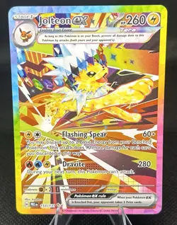 Pokemon TCG Jolteon EX Prismatic Evolutions 153/131 SIR NM Condition - Image 1