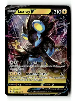 Luxray V 050/189 Holo V Rare Astral Radiance Pokemon Near Mint - Image 1