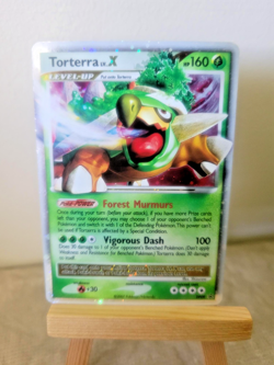 2007 Mid-Era Pokemon Torterra Holo Black Star Promo Diamond and Pearl (DP09) LP - Image 1