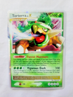 2007 Mid-Era Pokemon Torterra Holo Black Star Promo Diamond and Pearl (DP09) LP - Image 2