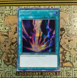 Yu-Gi-Oh! TCG Raigeki Prismatic Secret Rare TN19-EN010 Limited Edition - Image 1