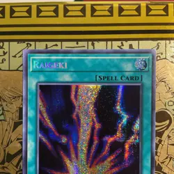 Yu-Gi-Oh! TCG Raigeki Prismatic Secret Rare TN19-EN010 Limited Edition - Image 2