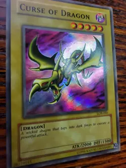 Yugioh! Curse of Dragon - LOB-066 - Super Rare - Unlimited Edition LP - Image 2