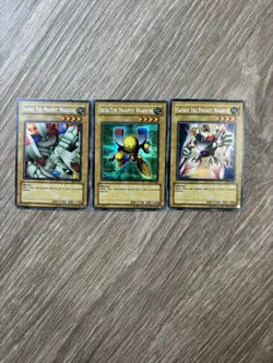 Yugioh Alpha Beta Gamma Magnet Warrior Set of 3! Secret Rare DOR-001 - 003 NM - Image 1