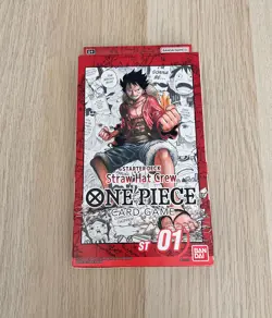 One Piece TCG - ST01 Starter Deck English Sealed - minor wear 811039038366 - Image 1
