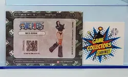 CyberCel One Piece Nico Robin #05 UNSCANNED Card NM Tracking Cyber Cel - Image 2