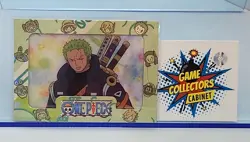 CyberCel One Piece Zoro #02 NM UNSCANNED Tracking Cyber Cel Card - Image 1