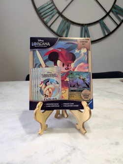 Disney Lorcana Fabled Collection Starter Set Glimmer Tinkerbell Promo New Sealed - Image 1